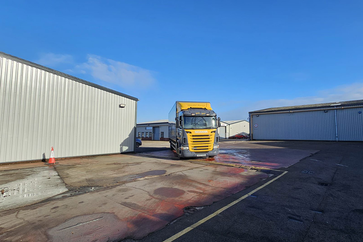 Warehouse storage solution at Wardle & Keach